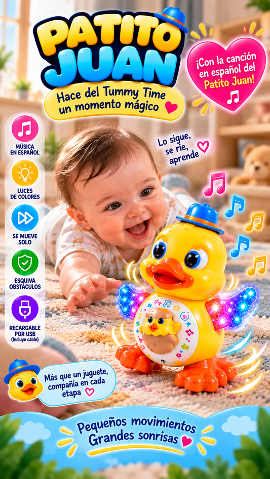 PATO BAILARIN, MUSICAL Y LUCES