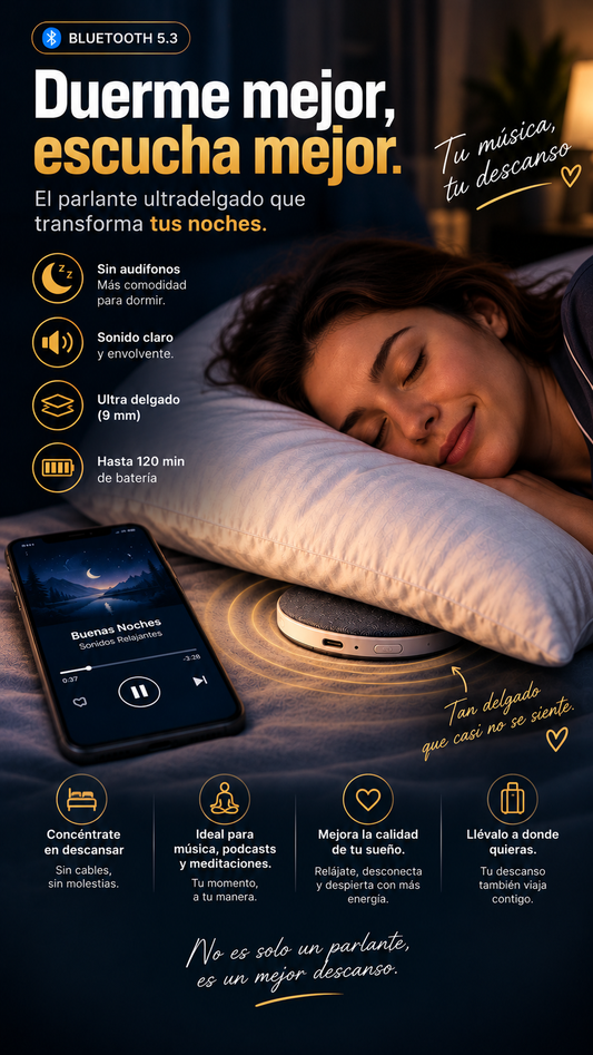 Altavoz premium de almohada DDD